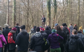Führung durch den Hambacher Wald.