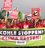 Rote Linie, Tagebau Hambach, 26.08.2017